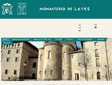 Tablet Screenshot of monasteriodeleyre.com